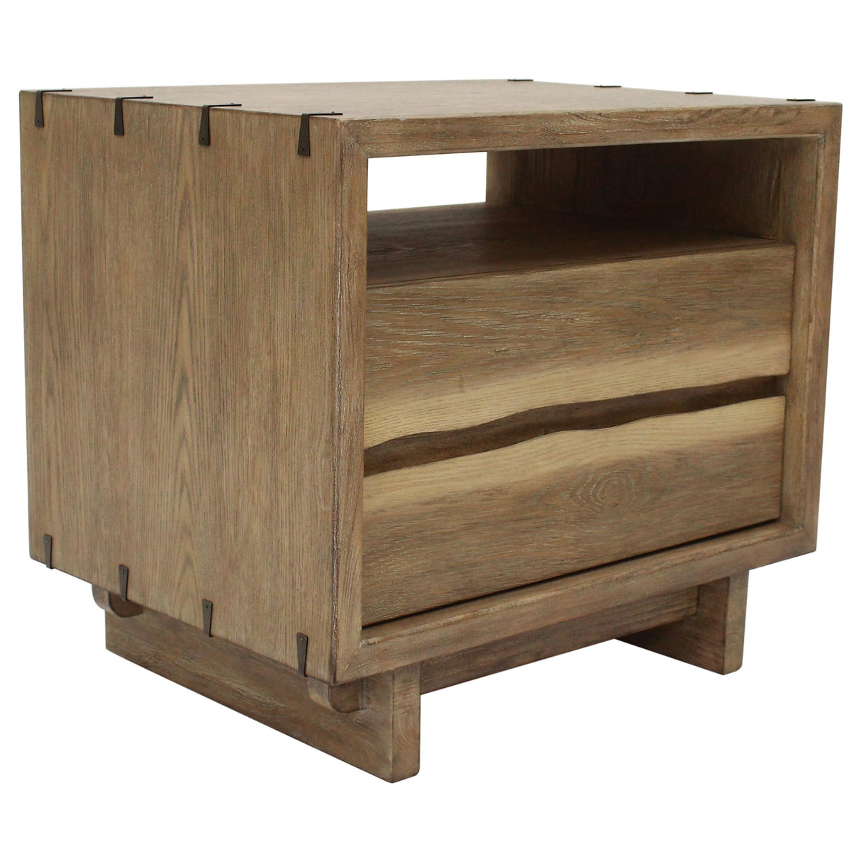 Stillwater Weathered Oak 2-drawer Nightstand by Coaster at Eve Furniture