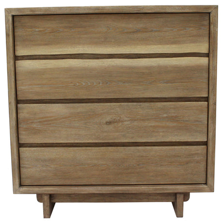 Stillwater Weathered Oak 4-drawer Chest by Coaster at Eve Furniture