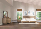 Stillwater Weathered Oak 4-Piece Eastern King Bedroom Set by Coaster at Eve Furniture