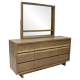 Stillwater Weathered Oak Dresser with Mirror by Coaster at Eve Furniture