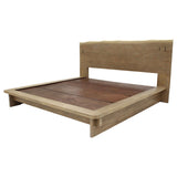 Stillwater Weathered Oak Eastern King Platform Bed by Coaster at Eve Furniture