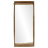 Stillwater Weathered Oak Full-Length Floor Mirror by Coaster at Eve Furniture