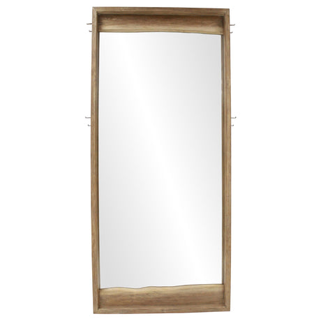 Stillwater Weathered Oak Full-Length Floor Mirror by Coaster at Eve Furniture