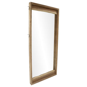 Stillwater Weathered Oak Full-Length Floor Mirror by Coaster at Eve Furniture
