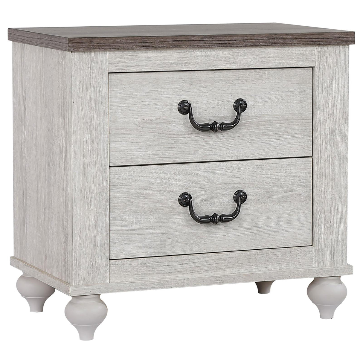 Stillwood 2-Drawer Nightstand Vintage Linen