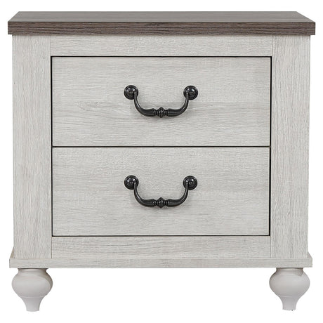 Stillwood 2-Drawer Nightstand Vintage Linen