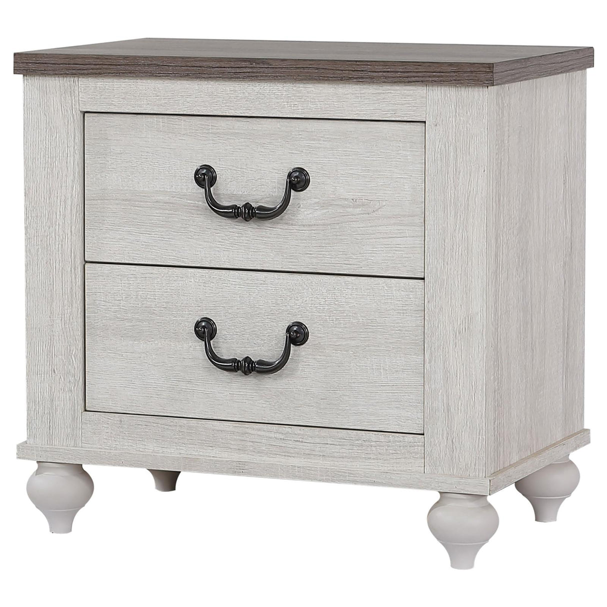 Stillwood 2-Drawer Nightstand Vintage Linen