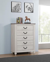 Stillwood Vintage Linen 5-Drawer Chest