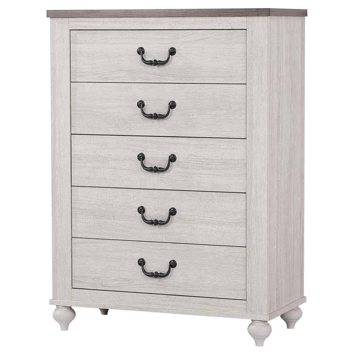 Stillwood Vintage Linen 5-Drawer Chest