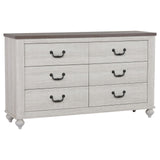 Stillwood Vintage Linen 6-Drawer Dresser