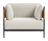Stirbe Gray Armchair by Zuomod at Eve Furniture