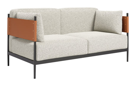 Stirbe Gray Loveseat by Zuomod at Eve Furniture