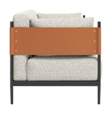 Stirbe Gray Loveseat by Zuomod at Eve Furniture