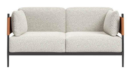 Stirbe Gray Loveseat by Zuomod at Eve Furniture