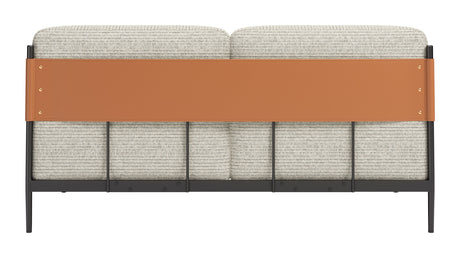 Stirbe Gray Loveseat by Zuomod at Eve Furniture
