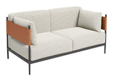 Stirbe Gray Loveseat by Zuomod at Eve Furniture