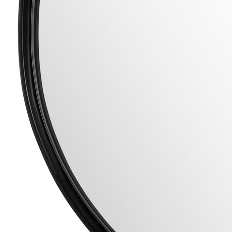 Stockport Black Wall Mirror by Crestview at Eve Furniture