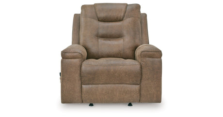 Stockworth Earth Recliner by Ashley at Eve Furniture