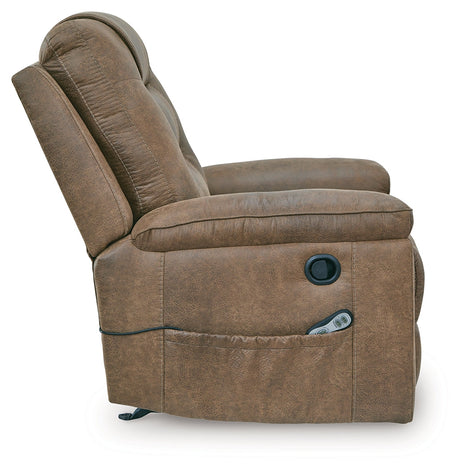Stockworth Earth Recliner by Ashley at Eve Furniture