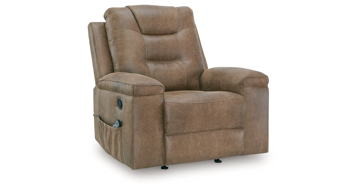 Stockworth Earth Recliner by ASHLEY FURNITURE at Eve Furniture