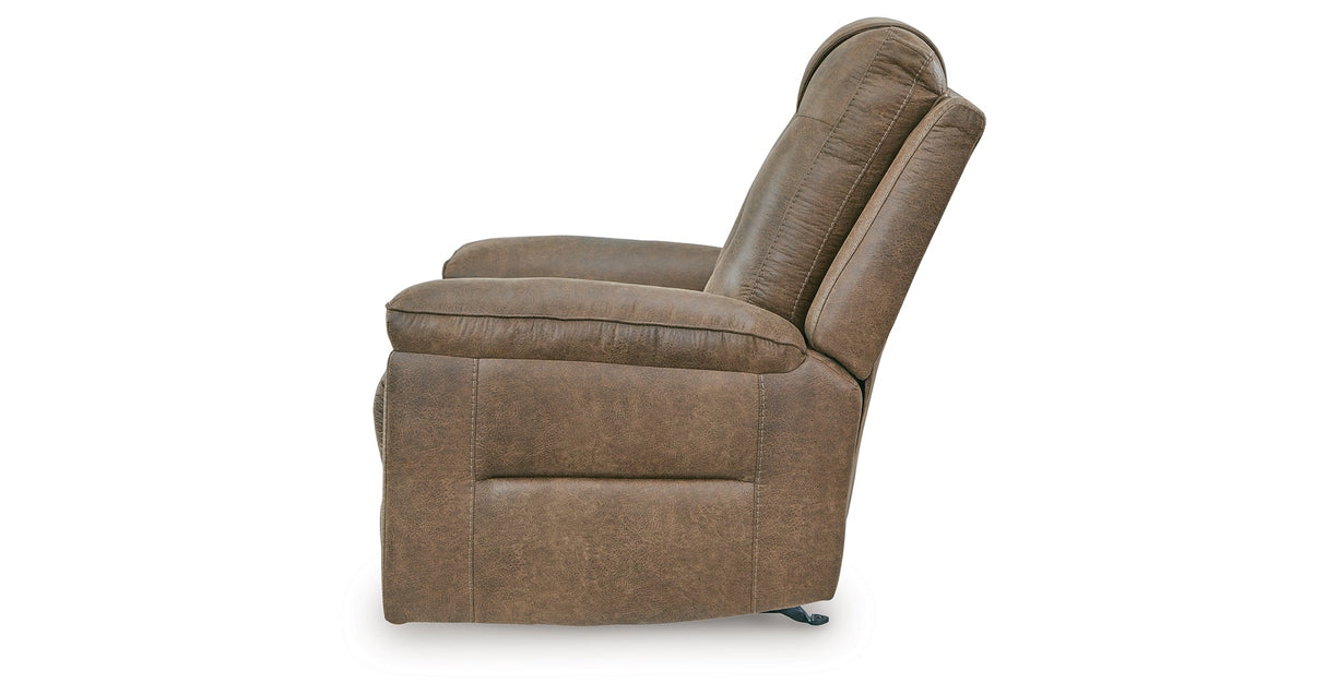 Stockworth Earth Recliner by ASHLEY FURNITURE at Eve Furniture