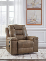 Stockworth Earth Recliner by ASHLEY FURNITURE at Eve Furniture