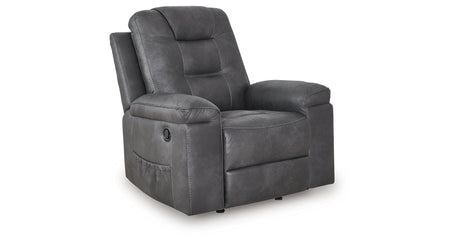 Stockworth Granite Recliner by Ashley at Eve Furniture
