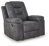 Stockworth Granite Recliner by Ashley at Eve Furniture