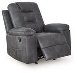 Stockworth Granite Recliner by Ashley at Eve Furniture