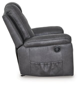 Stockworth Granite Recliner by Ashley at Eve Furniture