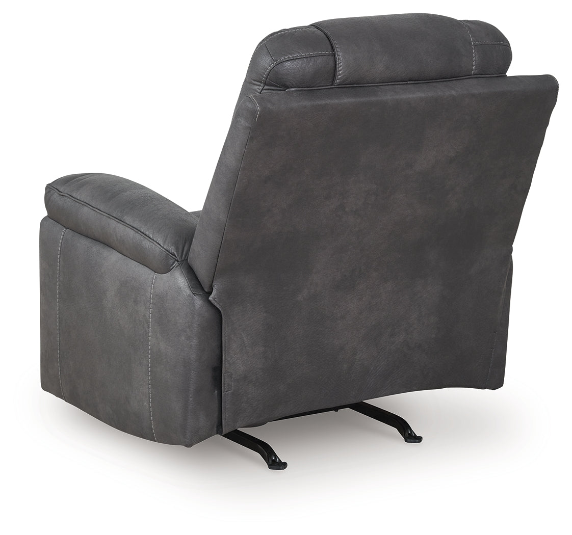 Stockworth Granite Recliner by Ashley at Eve Furniture