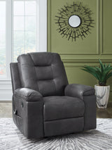 Stockworth Granite Recliner by Ashley at Eve Furniture