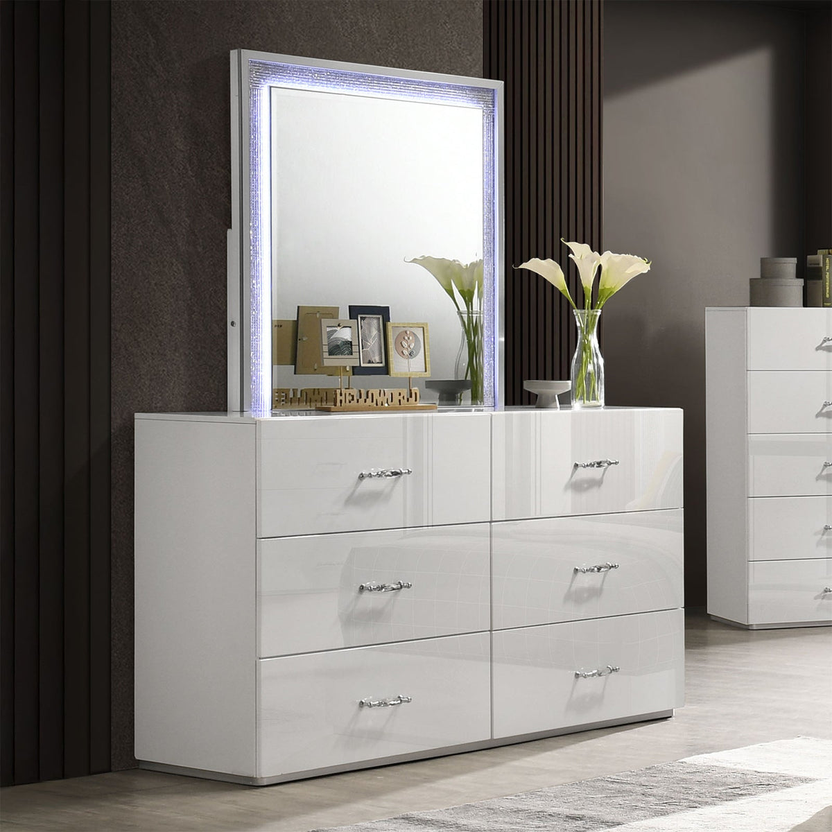 Stoholm White 4-Piece Twin Bedroom Set by Furniture of America at Eve Furniture
