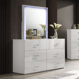 Stoholm White 4-Piece Twin Bedroom Set by Furniture of America at Eve Furniture