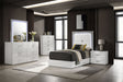 Stoholm White 4-Piece Twin Bedroom Set by Furniture of America at Eve Furniture