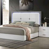 Stoholm White 5-Piece Queen Bedroom Set by Furniture of America at Eve Furniture
