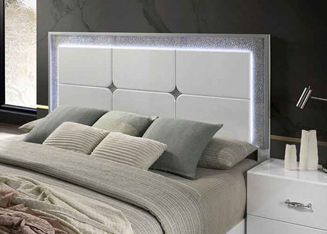 Stoholm White 5-Piece Queen Bedroom Set by Furniture of America at Eve Furniture
