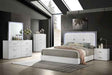 Stoholm White 5-Piece Queen Bedroom Set by Furniture of America at Eve Furniture