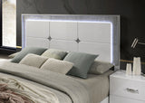 Stoholm White Bed Queen