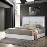 Stoholm White Bed Queen