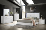 Stoholm White Eastern King Bed