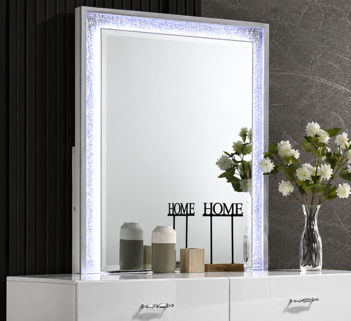 Stoholm White Mirror