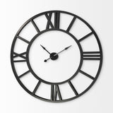 Stoke Round Giant Oversized Industrial Wall Clock by Mercana at Eve Furniture