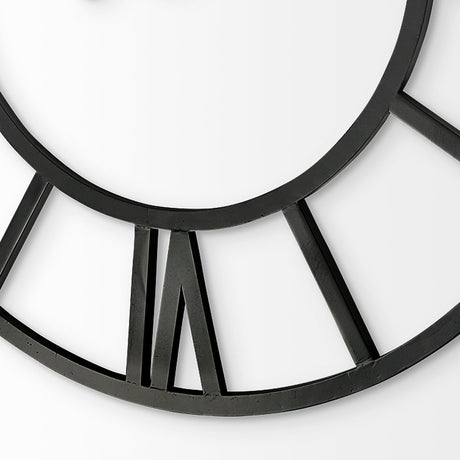 Stoke Round Giant Oversized Industrial Wall Clock by Mercana at Eve Furniture
