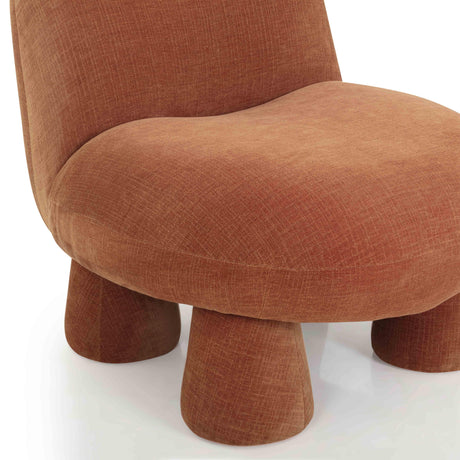 Stomp Upcycled Chenille Accent Chair by TOV Furniture at Eve Furniture