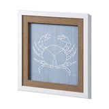 Stone Crab II by Mercana Studio a Hand Embellished Textured Framed Art Print by Mercana at Eve Furniture
