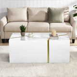 Stone White Coffee Table by New Era Innovations at Eve Furniture