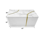 Stone White Coffee Table by New Era Innovations at Eve Furniture