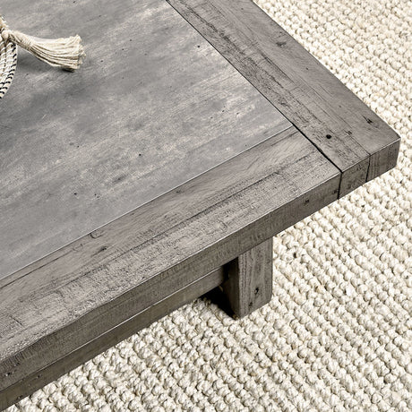 Stonebridge Coffee Table - Distressed Gray/Weathered Cement by Classic Home at Eve Furniture