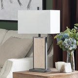 Stonehurst Beige/Bronze Table Lamp by Crestview at Eve Furniture